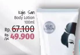 Promo Harga KOJIE SAN Body Lotion 100 ml - LotteMart