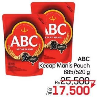 Promo Harga ABC Kecap Manis 520 ml - LotteMart