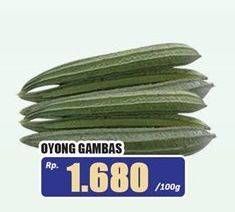 Promo Harga Oyong Gambas per 100 gr - Hari Hari