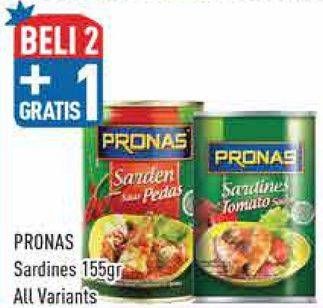 Promo Harga Pronas Sarden All Variants 155 gr - Hypermart