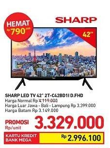 Promo Harga SHARP 2T-C42BD1i | LED TV 42"  - Carrefour