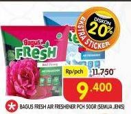 Promo Harga BAGUS Fresh Air Freshener All Variants 50 gr - Superindo