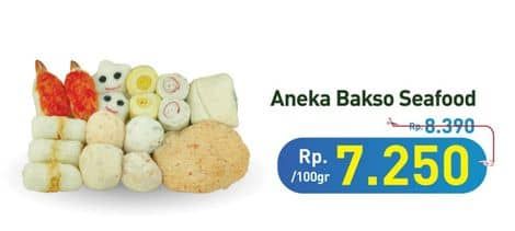 Promo Harga Aneka Bakso Seafood per 100 gr - Hypermart