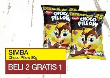 Promo Harga SIMBA Choco Pillow 80 gr - Yogya