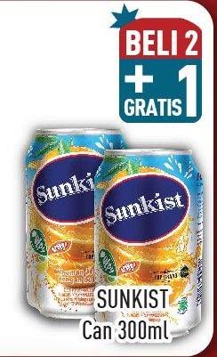 Promo Harga SUNKIST Orange Can 300 ml - Hypermart