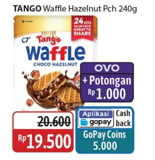 Promo Harga Tango Waffle Choco Hazelnut 240 gr - Alfamidi
