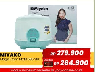 Promo Harga Miyako Magic Warmer Plus Miyako MCM-586  - Yogya