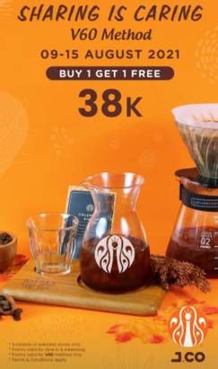 Promo Harga JCO V60 Method  - JCO