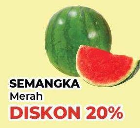 Promo Harga Semangka Merah per 100 gr - Yogya