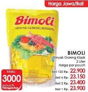 Promo Harga BIMOLI Minyak Goreng Spesial 2 ltr - LotteMart