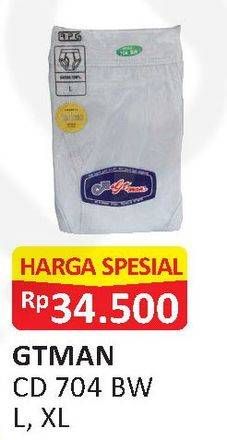 Promo Harga GT MAN Underwear L, XL  - Alfamart