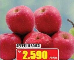 Promo Harga Apel Fuji Boitai per 100 gr - Hari Hari