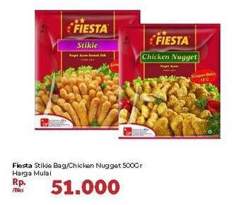 Promo Harga FIESTA Fiesta Stikie / Chicken Nugget 500 gr - Carrefour