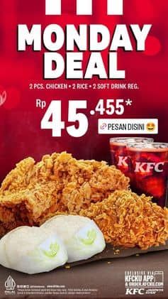 Promo Harga Monday Deal  - KFC