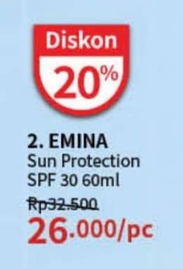 Promo Harga Emina Sun Battle SPF 30+ PA+++ 60 ml - Guardian
