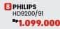 Philips HD9200 Essential Air Fryer  Harga Promo Rp1.099.000, 91