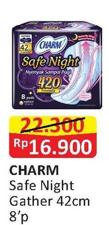 Promo Harga Charm Safe Night Gathers 42cm 8 pcs - Alfamart