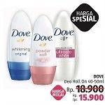 Promo Harga DOVE Deo Roll On All Variants 40 ml - LotteMart
