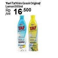 Promo Harga YURI TAF Cream Cleanser Original, LimeLemon 500 ml - Carrefour