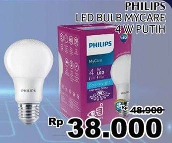Promo Harga PHILIPS Lampu LED MyCare 4 W  - Giant