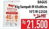 Promo Harga BAGUS Kantong Sampah M, W22520 10 pcs - Hypermart