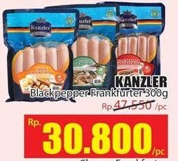 Promo Harga KANZLER Frankfurter Blackpepper 300 gr - Hari Hari