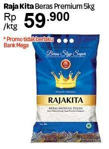 Promo Harga Raja Kita Beras Premium 5 kg - Carrefour