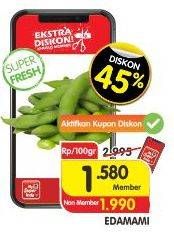 Promo Harga Edamame per 100 gr - Superindo