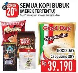 Promo Harga Good Day Cappuccino per 30 sachet - Hypermart
