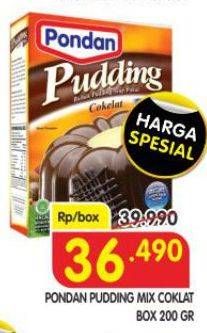 Promo Harga Pondan Pudding Flan Cokelat 180 gr - Superindo
