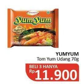 Promo Harga YUMYUM Mi Instan Tom Yum Udang Kuah Creamy 70 gr - Alfamidi