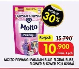 Promo Harga Molto Pewangi Floral Bliss, Flower Shower 820 ml - Superindo