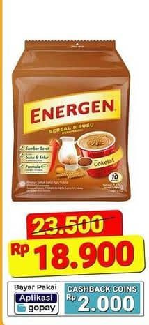 Promo Harga Energen Cereal Instant Kacang Hijau per 10 sachet 31 gr - Alfamart