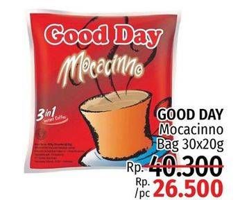 Promo Harga Good Day Instant Coffee 3 in 1 per 30 sachet 20 gr - LotteMart