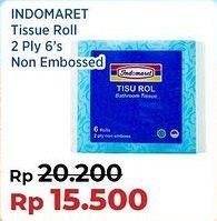 Promo Harga Indomaret Tissue Roll 2 Ply Non Embossed 6 roll - Indomaret