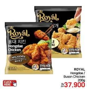 Promo Harga Belfoods Royal Ayam Goreng Ala Korea Hongdae Chicken, Busan Chicken 200 gr - LotteMart