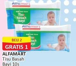 Promo Harga ALFAMART Tisu Basah Bayi 10 pcs - Alfamart