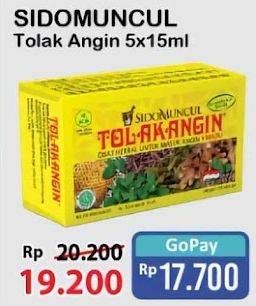 Promo Harga Sido Muncul Jamu Tolak Angin Cair + Madu per 5 sachet 15 ml - Alfamart