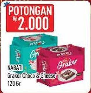 Promo Harga NABATI Graker Graham Crackers Richoco, Richberry Cheese 120 gr - Hypermart