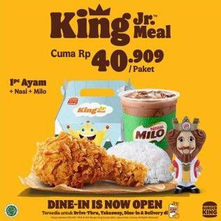 Promo Harga BURGER KING Menu  - Burger King