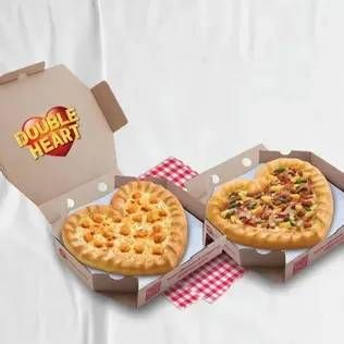 Promo Harga Pizza Hut Double Heart Pizza  - Pizza Hut