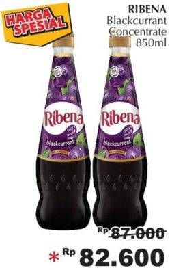 Promo Harga RIBENA Blackcurrant Concentrate 850 ml - Giant