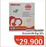 Promo Harga LUSTY BUNNY Breastmilk Bag 30 pcs - Alfamidi