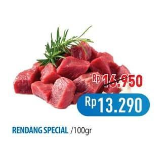 Promo Harga Daging Rendang Sapi Special per 100 gr - Hypermart