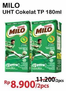 Promo Harga MILO Susu UHT 180 ml - Alfamart