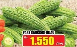 Promo Harga Pare Bangkok Hijau per 100 gr - Hari Hari