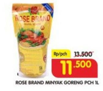 Promo Harga ROSE BRAND Minyak Goreng 1 ltr - Superindo