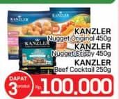 Promo Harga Kanzler Nugget Original + Crispy + Beef Cocktail  - LotteMart