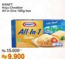 Promo Harga KRAFT All in 1 Cheddar 165 gr - Indomaret