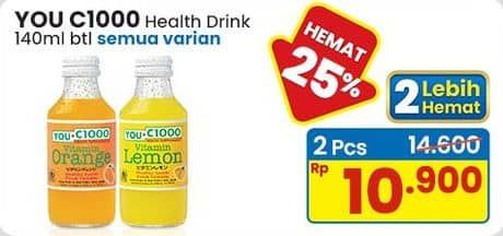 Promo Harga You C1000 Health Drink Vitamin All Variants 140 ml - Indomaret